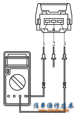 图6-17 检测传感器电源电压