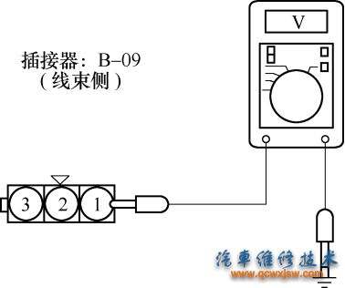 图8-33 检测传感器的工作电源电压确