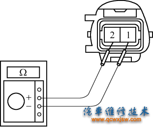图10-31 空调压缩机锁定传感器的检测